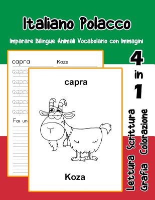 Italiano Polacco Imparare Bilingue Animali Vocabolario con Immagini: Italian polish dizionario per bambini delle elementari a1 a2 ba b2 c1 c2 - Trentini, Adolfa