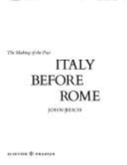 Italy Before Rome - Reich, John J.