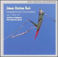J.C. Bach: Harpsichord Concertos, Op. 1, Nos. 1-6 - Adrian Butterfield (violin); Angela East (cello); Anthony Halstead (harpsichord); Graham Cracknell (violin); Hanover Band