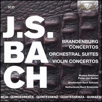J.S. Bach: Brandenburg Concertos; Orchestral Suites; Violin Concertos - Albert Bruggen (cello); Amsterdam Bach Soloists; Elisabeth Ingenhausz (violin); Erwin Wieringa (horn);...