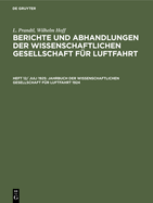 Jahrbuch der Wissenschaftlichen Gesellschaft f?r Luftfahrt 1924