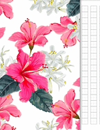 Japanese Writing Practice Book: Genkouyoushi Paper for Notetaking & Practice of Kana & Kanji, Japan Flowers Cover