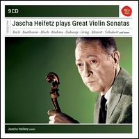 Jascha Heifetz Plays Great Violin Sonatas [CD 1-4 of 9] - Brooks Smith (piano); Emanuel Bay (piano); Gregor Piatigorsky (cello); Jascha Heifetz (violin); Lillian Steuber (piano);...
