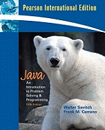 Java: Introduction to Problem Solving and Programming: International Edition