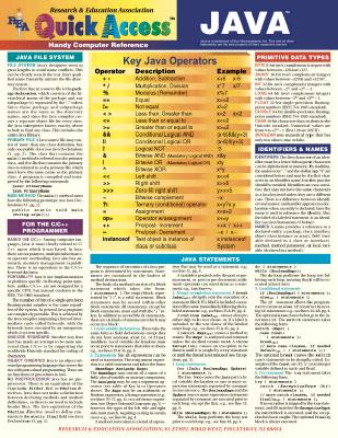 Java - Research & Education Association