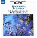 Johan Christoph Friedrich Bach: Symphonies Nos. 6, 10 and 20
