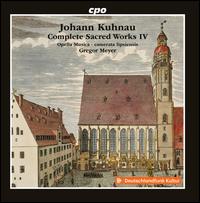Johann Kuhnau: Complete Sacred Works, Vol. 4 - Camerata Lipsiensis; David Erler (alto); Friedemann Klos (bass); Friedemann Ramsenthaler (viola); Gregor Meyer (organ);...