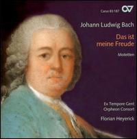 Johann Ludwig Bach: Das ist meine Freude - Dirk Snellings (bass); Ex Tempore; Orpheon Consort; Stephan Van Dyck (tenor); Florian Heyerick (conductor)