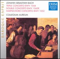 Johann Sebastian Bach: Triple Concerto BWV 1044; Double Concerto BWV 1060R; Harpsichord Concerto BWV 1052 - Barthold Kuijken (flute); Bob van Asperen (harpsichord); Collegium Aureum; Franz Josef Maier (violin);...