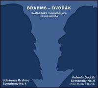 Johannes Brahms: Symphony No. 4; Antonin Dvork: Symphony No. 9 "From the New World" - Bamberger Symphoniker; Jakub Hru?a (conductor)