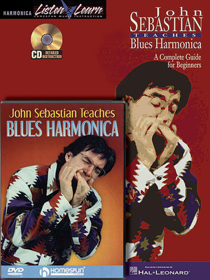 John Sebastian - Harmonica Bundle Pack: John Sebastian Teaches Blues Harmonica (Book/CD) with John Sebastian Teaches Blues Harmonica (DVD) - Sebastian, John