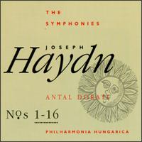 Joseph Haydn: Symphonies Nos. 1-16 - Bela Lorant (double bass); Erwin Ramor (violin); Jiri Gerlich (violin); Laszlo Baranyai (bassoon); Zoltan Thirring (cello);...
