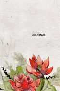 Journal: 120 Blank Lined Pages, 6 X 9 Inches (Gorgeous Water Color) -Notebook & Diary