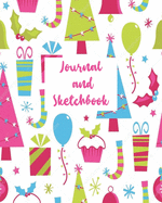 Journal and Sketchbook: A Christmas Memory Book to Draw and Write for Kids with Picture Space