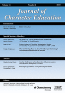 Journal of Character Education Volume 15 Number 1 2019