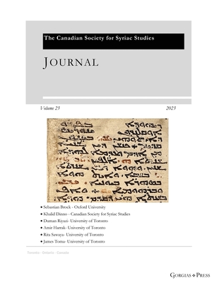 Journal of the Canadian Society for Syriac Studies 23 - Harrak, Amir (Editor)