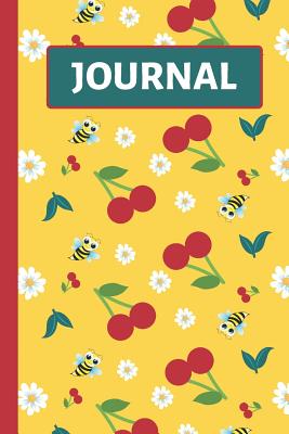 Journal: Red Cherry and Bees Journal for Kids to Write in - Creations Co, Colorful