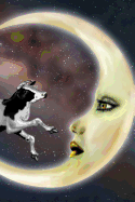 Journal Your Life's Story: The Cow Jumps Over the Moon Travel Journal, Lined Journal, Diary Notebook 6 x 9, 150 Pages