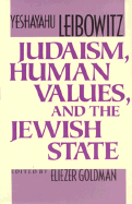 Judaism, Human Values, and the Jewish State