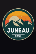 Juneau Alaska: 6x9 Inch Travel Size 120 Pages Lined Journal / Notebook.