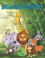 Jungle Animals Coloring Book: coloring book 2020 for Kids Ages 2, 3, 4 & 5; Letters; Animals; Colors; and Shapes