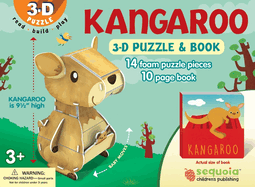 Kangaroo: Wildlife 3D Puzzle and Book