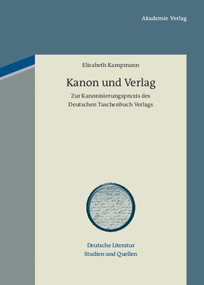 Kanon Und Verlag - Kampmann, Elisabeth