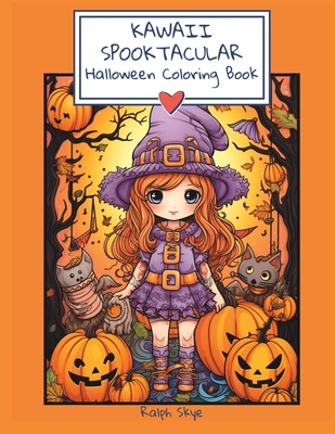 Kawaii Spooktacular: Halloween Coloring Book - Cute and Fun Characters for Creative Halloween Fun - Skye, Ralph