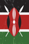 Kenya Flag Journal: Kenya Travel Diary, Kenyan Souvenir, Lined Journal to Write in