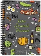 Keto Journal Planner: Macros & Meal Tracking Log Ketogenic Diet Food Diary