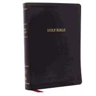 KJV, Deluxe Reference Bible, Super Giant Print, Imitation Leather, Black, Indexed, Red Letter Edition