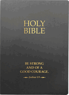 KJV Holy Bible, Be Strong and Courageous Life Verse Edition, Large Print, Black Ultrasoft: (Red Letter, 1611 Version)