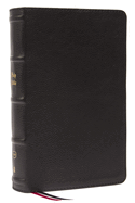 KJV Holy Bible: Large Print Single-Column with 43,000 End-Of-Verse Cross References, Black Genuine Leather, Personal Size, Red Letter, Comfort Print: King James Version