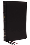 KJV Holy Bible: Large Print Thinline, Black Goatskin Leather, Premier Collection, Red Letter, Comfort Print: King James Version