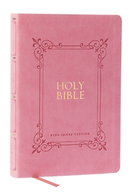 KJV Holy Bible: Large Print with 53,000 Center-Column Cross References, Pink Leathersoft, Red Letter, Comfort Print: King James Version - Thomas Nelson