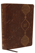 KJV, Journal the Word Bible, Imitation Leather, Brown, Red Letter Edition, Comfort Print: Reflect, Journal, or Create Art Next to Your Favorite Verses