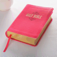 KJV Large Print Compact Pink Red Letters