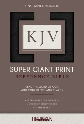 KJV Super Giant Print Bible - Hendrickson Publishers (Creator)