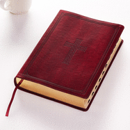 KJV Super Giant Print Red Letters with Thumb-Indexing Burgundy