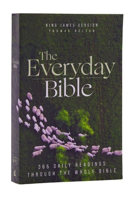 Kjv, the Everyday Bible, Paperback, Red Letter, Comfort Print: 365 Daily Readings Through the Whole Bible - Thomas Nelson