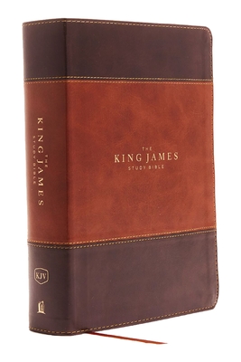 KJV, The King James Study Bible, Leathersoft, Brown, Red Letter, Full-Color Edition: Holy Bible, King James Version - Thomas Nelson