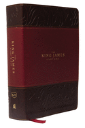 KJV, The King James Study Bible, Leathersoft, Burgundy, Thumb Indexed, Red Letter, Full-Color Edition: Holy Bible, King James Version
