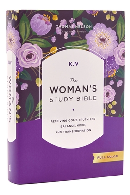 Kjv, the Woman's Study Bible, Hardcover, Red Letter, Full-Color Edition, Comfort Print: Receiving God's Truth for Balance, Hope, and Transformation - Patterson, Dorothy Kelley (Editor), and Kelley, Rhonda (Editor), and Thomas Nelson
