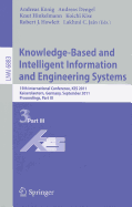 Knowledge-Based and Intelligent Information and Engineering Systems, Part III: 15th International Conference, KES 2011, Kaiserslautern, Germany, September 12-14, 2011, Proceedings, Part III