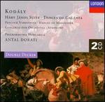 Kodly: Hry Jnos Suite; Dances of Galnta; Peacock Variations; Dances of Marosszk; Concerto for Orchestra; Symphony - Philharmonia Hungarica; Antal Dorti (conductor)