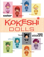 Kokeshi Dolls Coloring Book