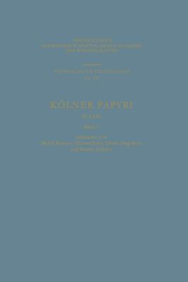 Kolner Papyri - Kramer, B?rbel