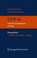 Kommentar Zum Uvp-G: Umweltvertr Glichkeitspr Fungsgesetz