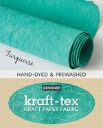 Kraft-Tex(r) Designer, Blue Turquoise: 18.5" X 28.5" Pre-Washed Roll