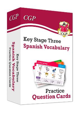 KS3 Spanish: Vocabulary Practice Question Cards - CGP Books (Editor)